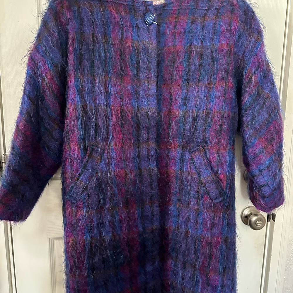 Women's Multicolor Plaid Sweater